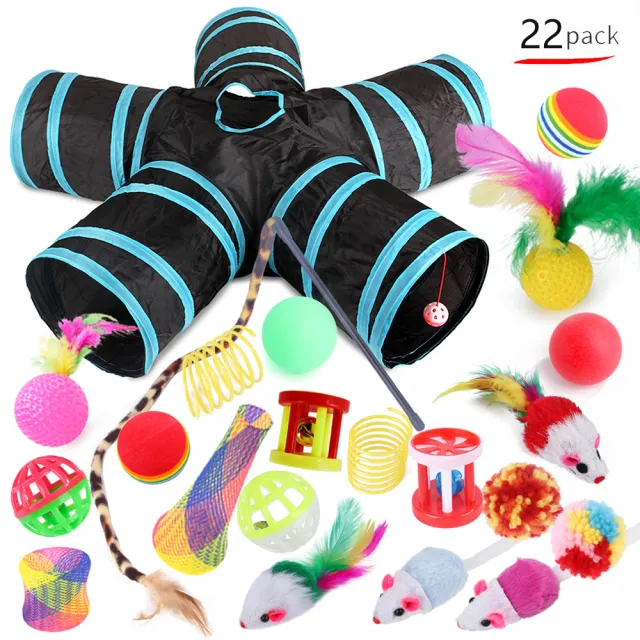 Cat Toy Set Funny Cat Assembled Toys Cat Tunnel Cat Tunnel Pet Supplies B99504 - Shop at LoveMi
