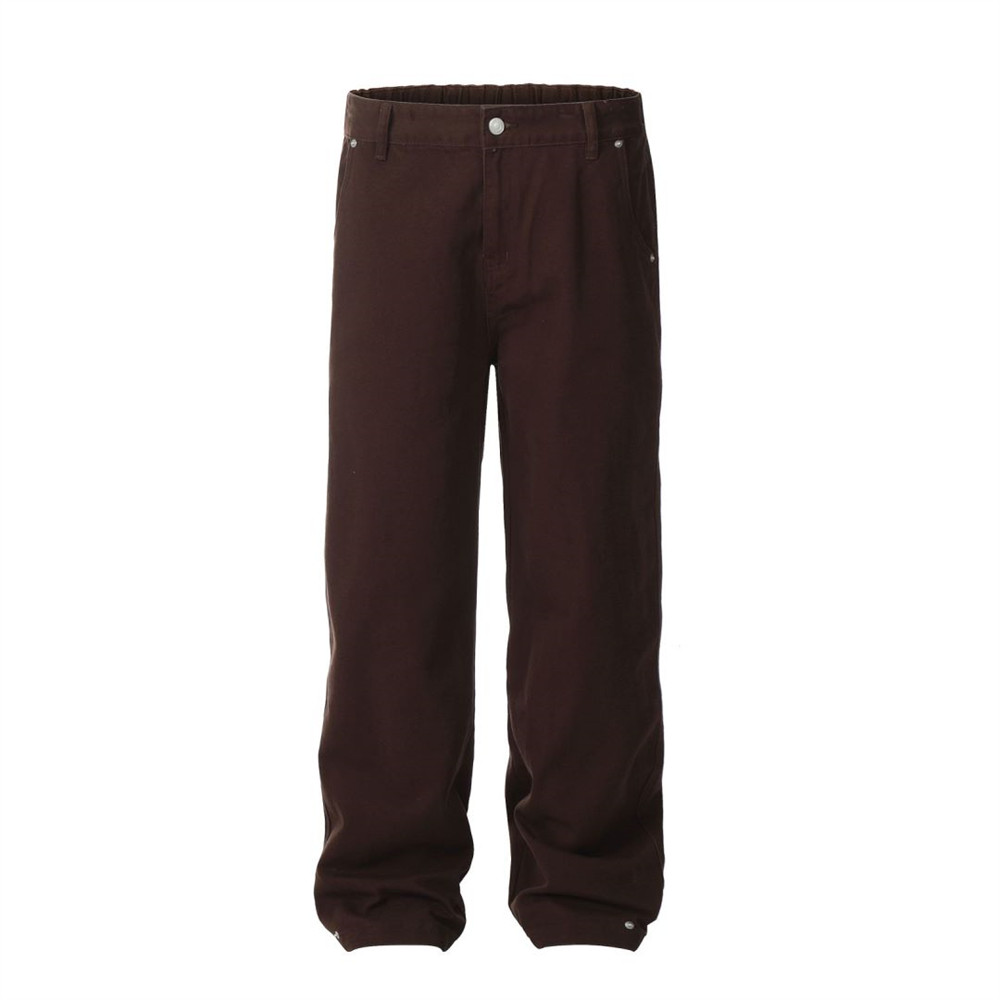 American Simple Pure Color Jeans For Men