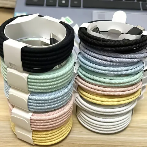 Data Cable Fast Charge Line Macaron Charging