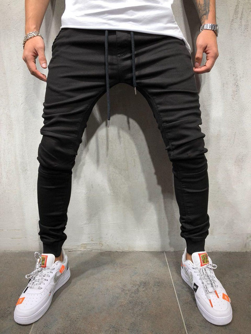 Title 2, Denim fabric casual sports pants