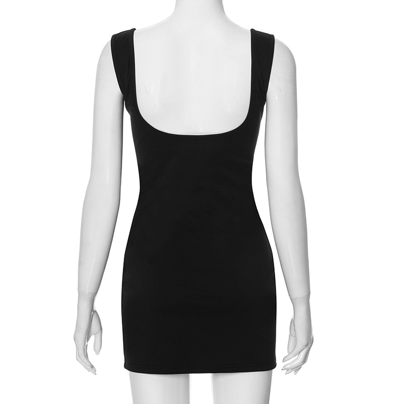 Title 7, Sexy Zipper Sling Body Shaping Dress. Sculpt yo...