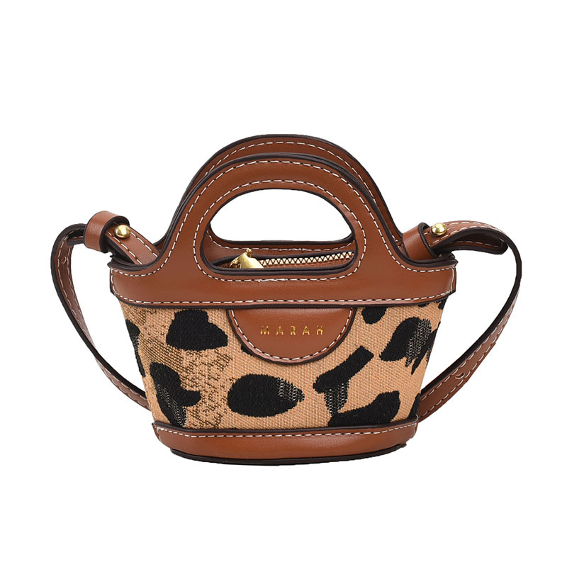 Korean-style Patchwork Fashion Plaid Niche Mini Tote Crossbody Bag