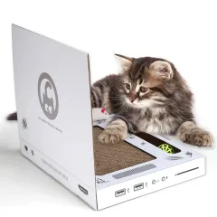 Game Machine Computer Shape Cute Cat Scratch Board - Cat Scratch Board - View 1