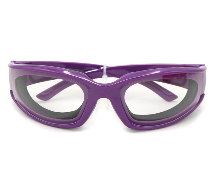 Purple Frame Transparent Lens