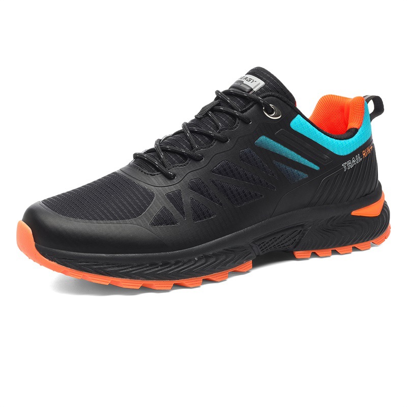 Breathable Mesh Surface Plus Size Men’s Outdoor Running Shoes