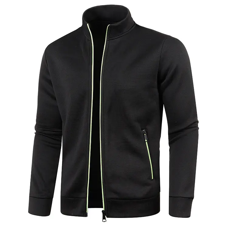 Mens Long Zip-Up Jacket