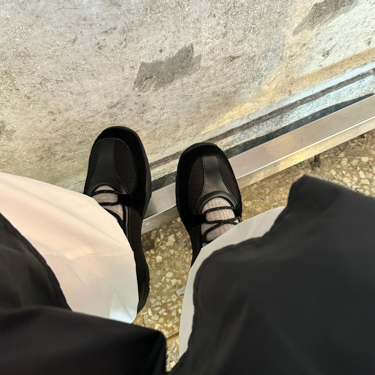 Leather Lace-Up Flats, picture 3 of 3