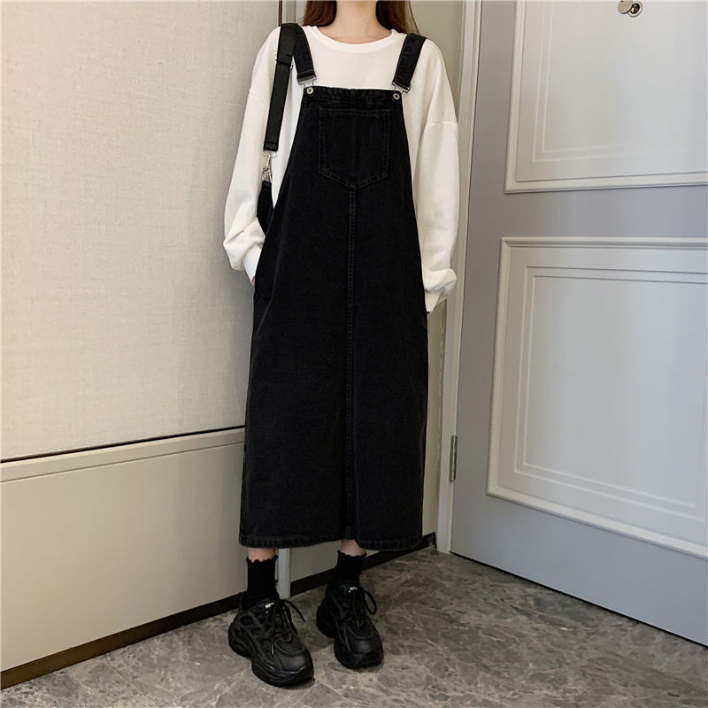 Black Suspender Skirt