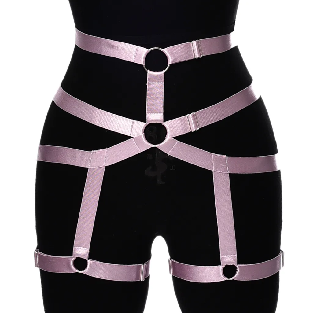Adjustable Ladies' Interest Strap Harness Undergarment - Light Purple