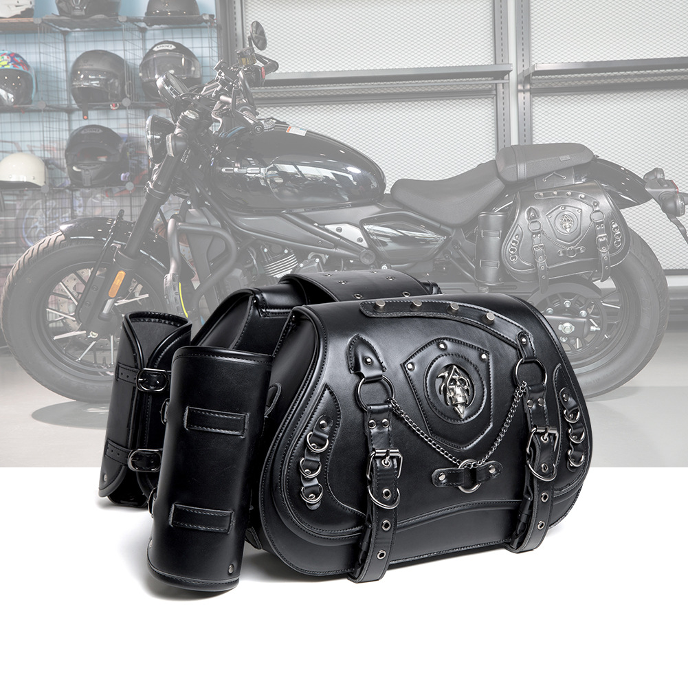Casual Punk Style Motorcycle Bag