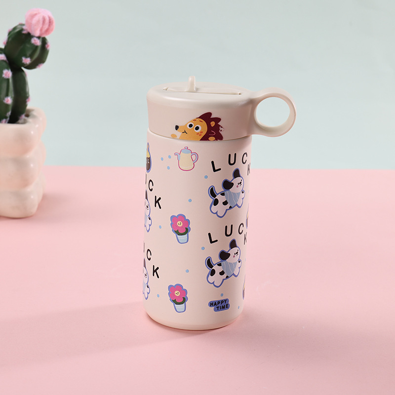 Outdoor Portable Cute Stainless Steel Water Bottle