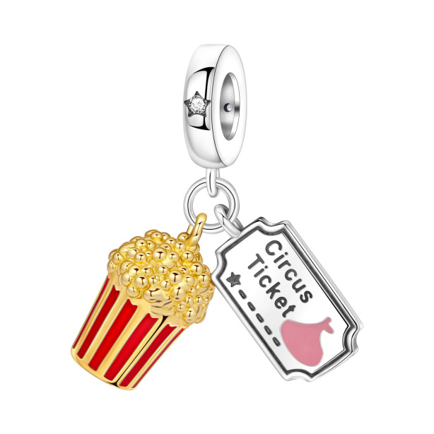 Dreamy Dessert Series Copper Bead Pendant DIY Bracelet Accessories