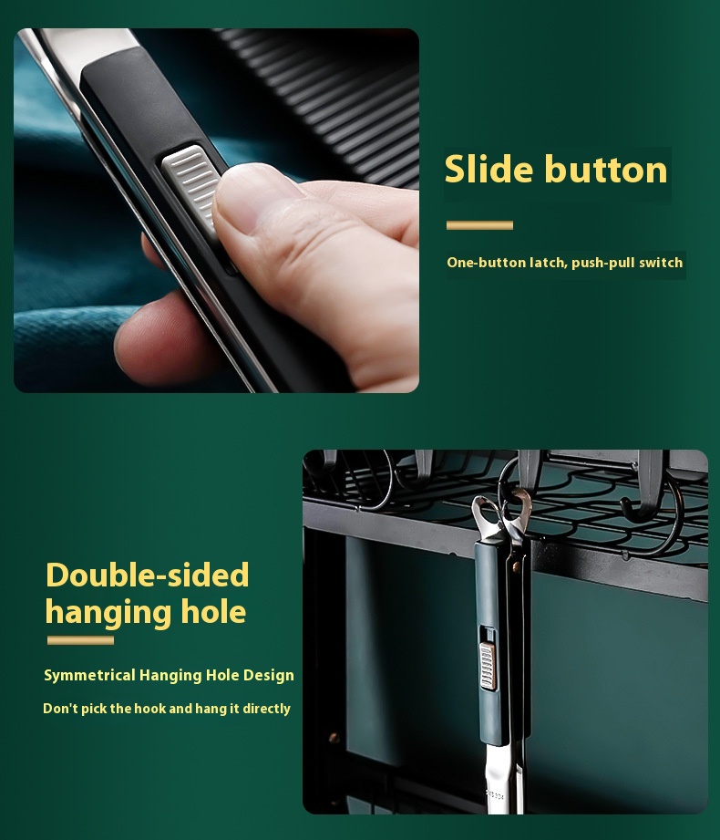 304 Slide Fastener Steak Tong Dual-use