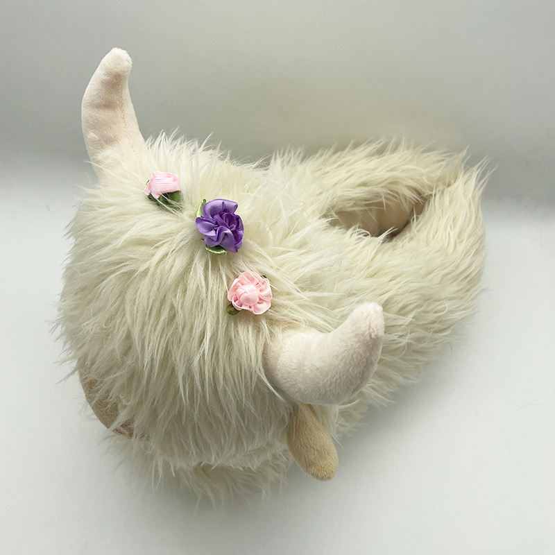 Title 13, Wearing Flower Scottish Yak Plush Winter Cotton...