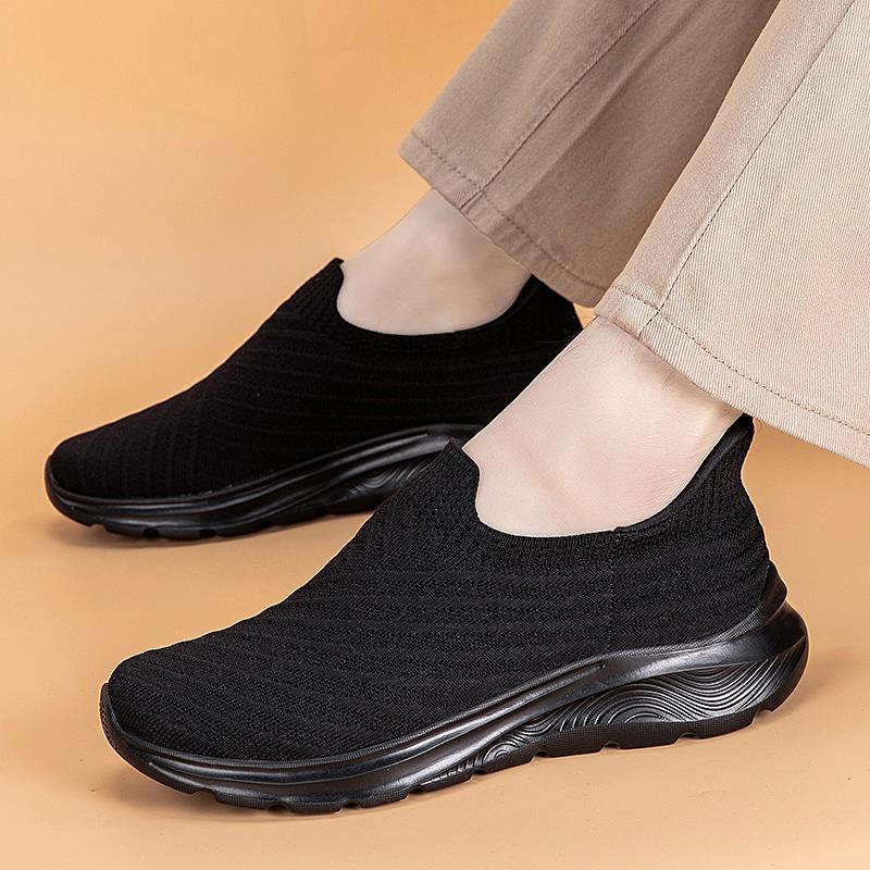 Slip-On Wedge Sneakers