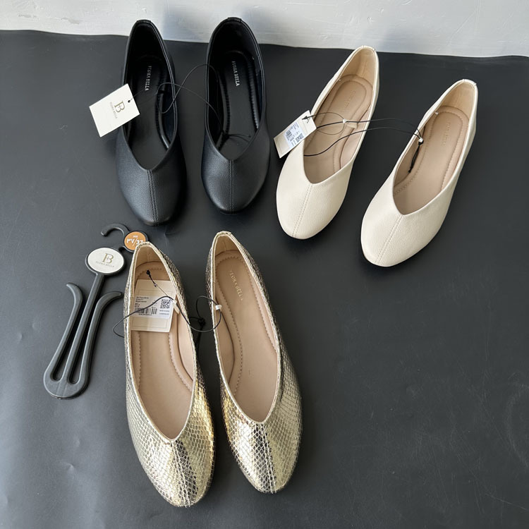 Low-cut Internet Hot Korean Style Round Head Pumps Women