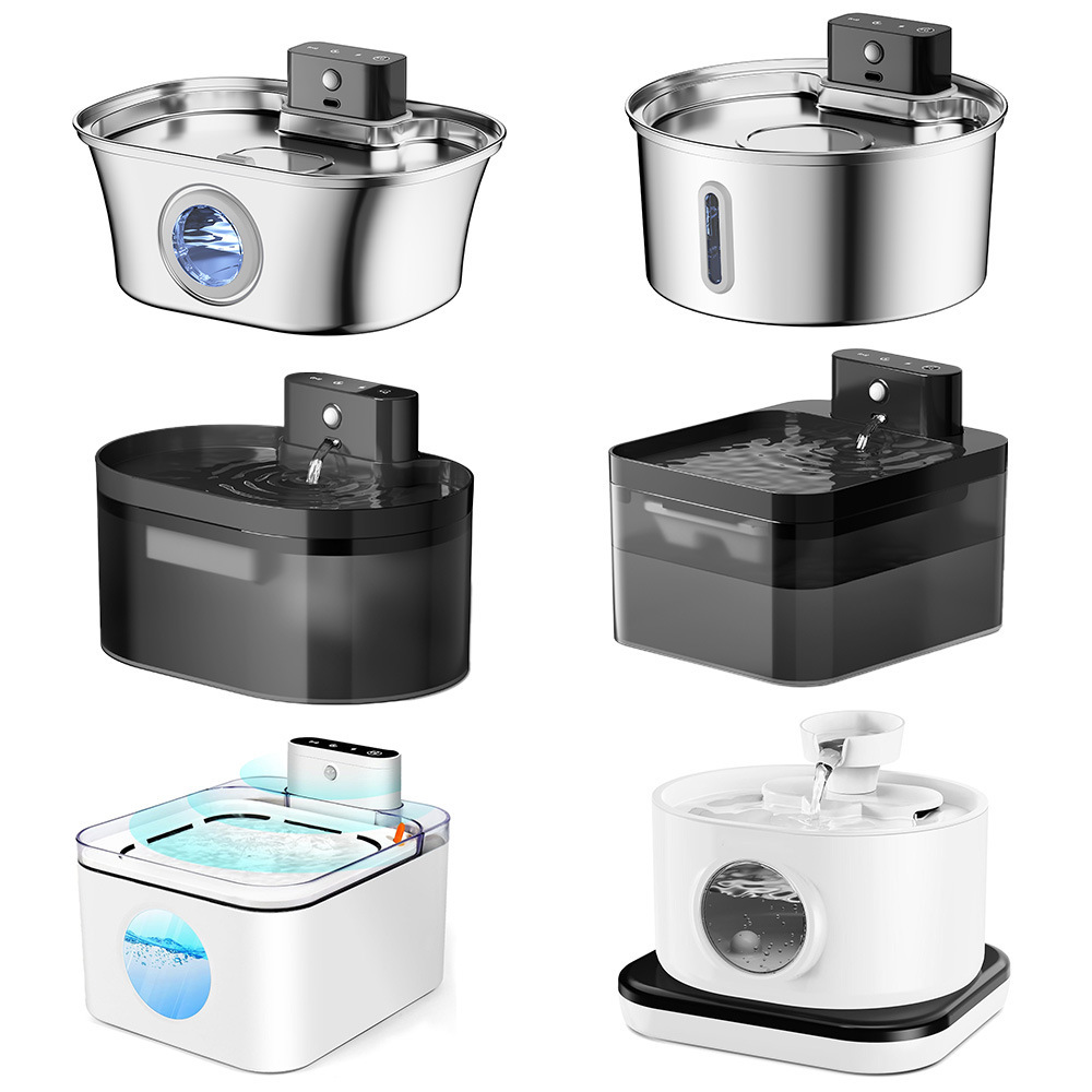 32L Pet Water Fountain Stainless Steel Automatic Induction Water Dispenser