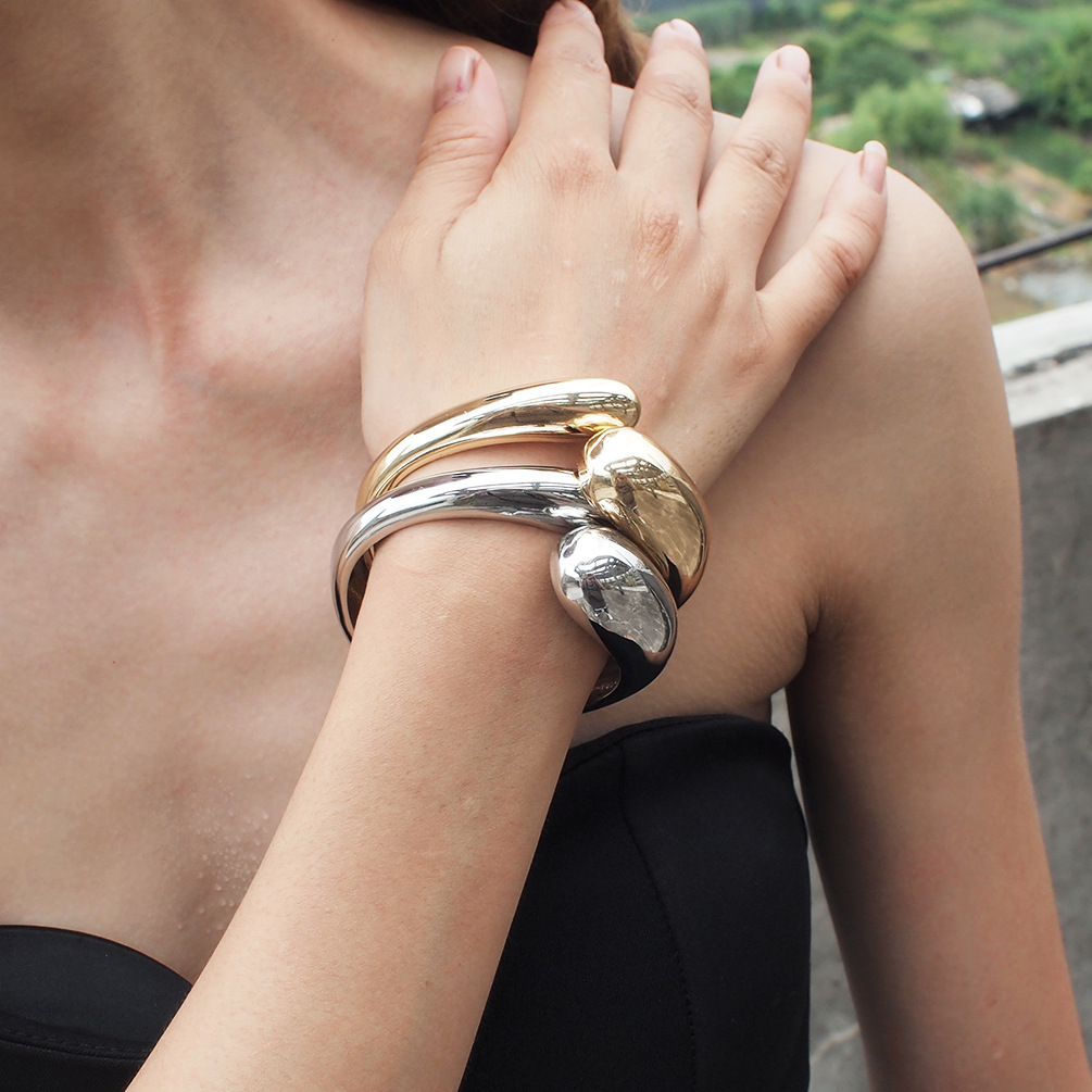 European And American Popular Irregular Snake-shaped Bright Bracelet