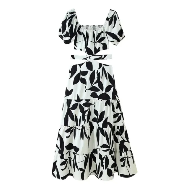 Summer Printed Short Sleeve Dress - Shop at LoveMi