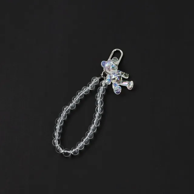Ins Laser Chain Keychain Protective Case Ornaments Bear - Shop at LoveMi