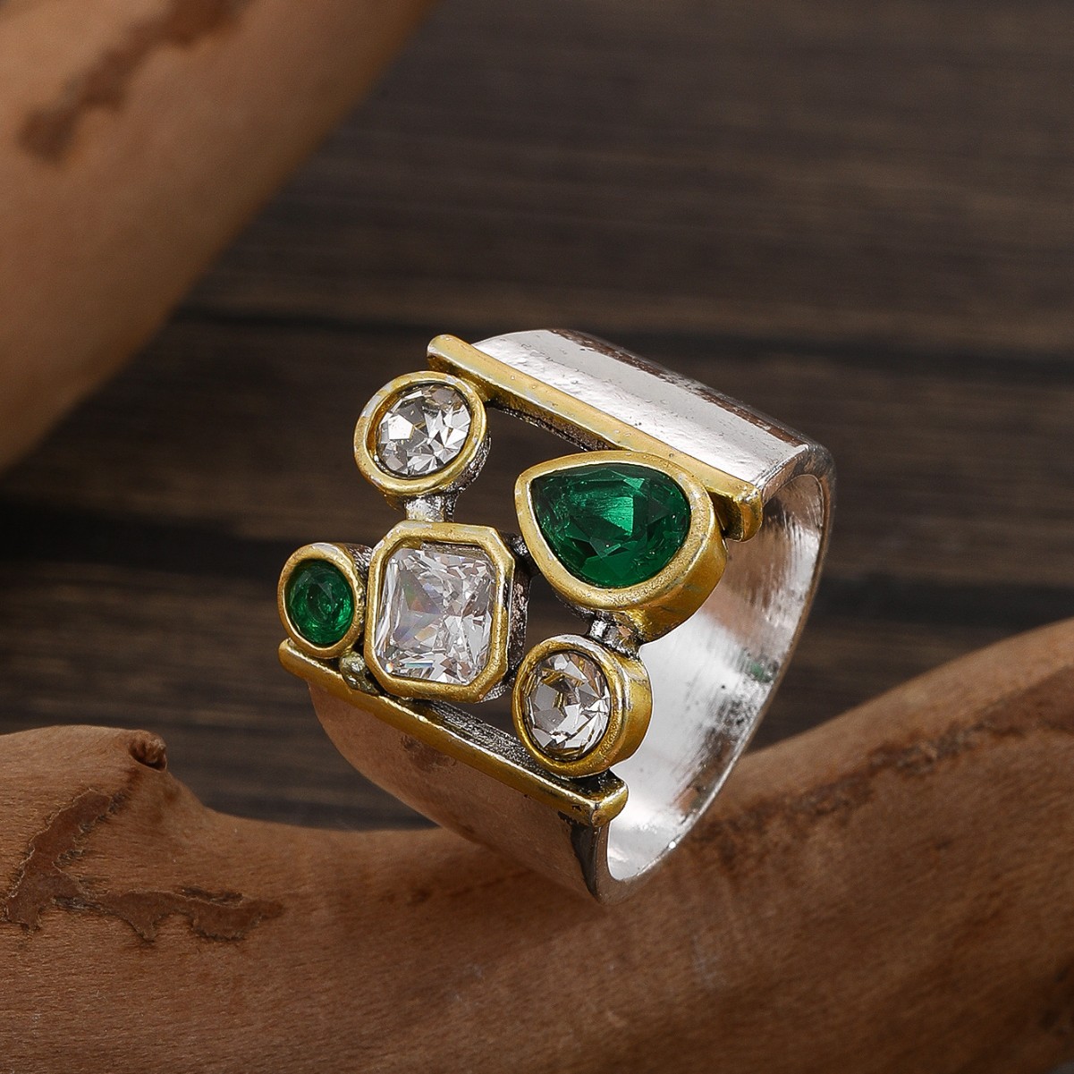 European And American Ladies Ring Retro Simple And Exaggerated Personality