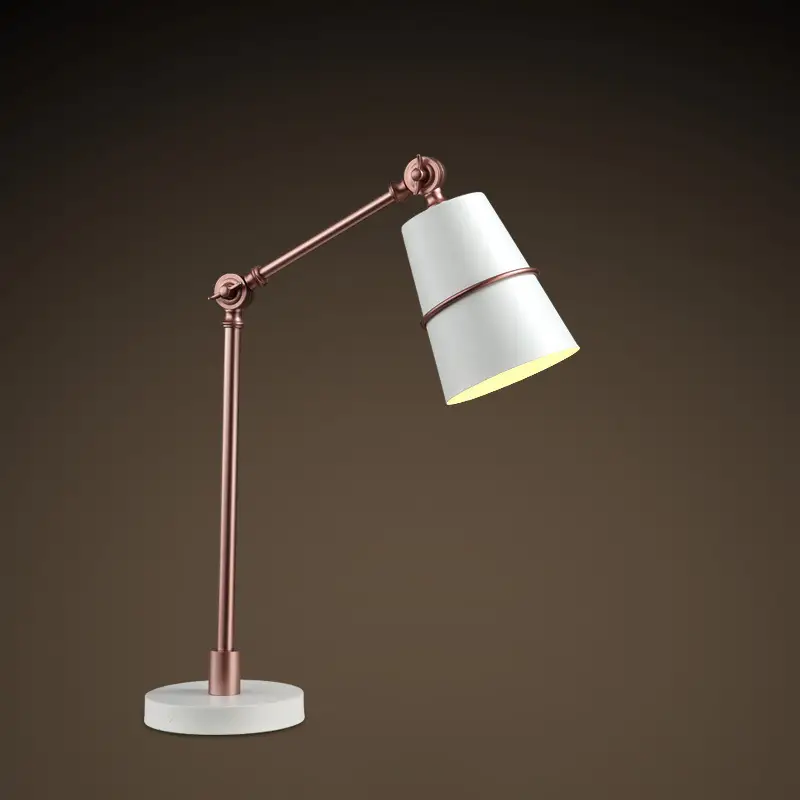 Nordic Modern Minimalist Iron Learning Reading Lamp