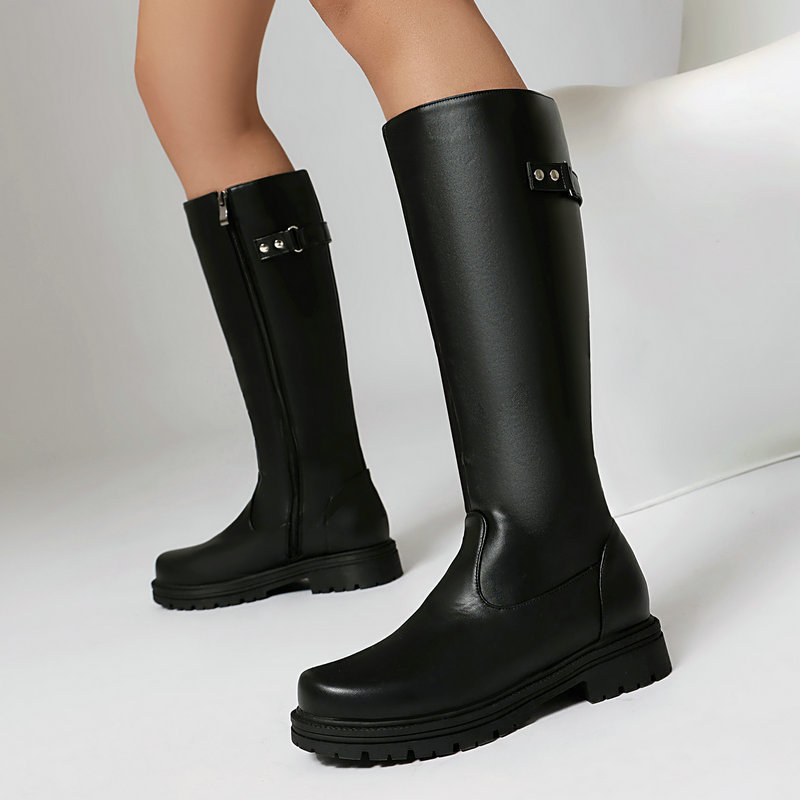 Women’s Retro British-Style Riding Boots
