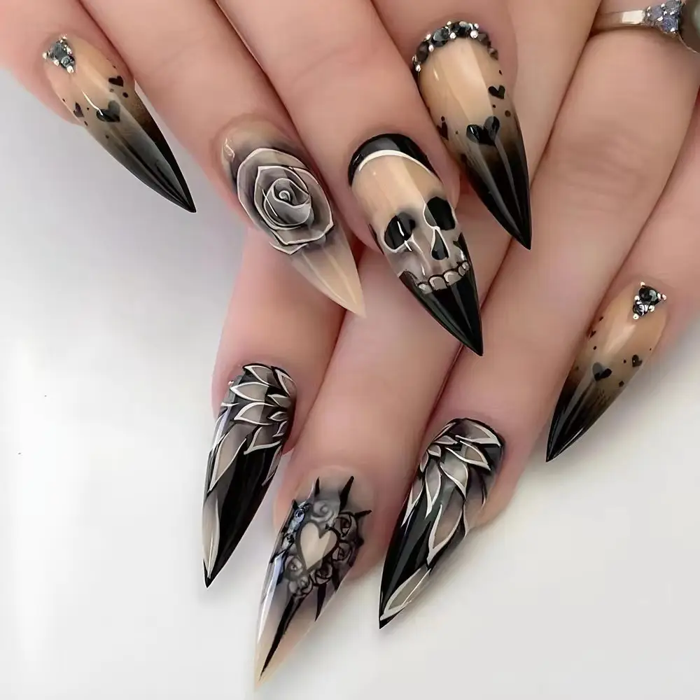 Wear Jia Wansheng Skull Pointed Long