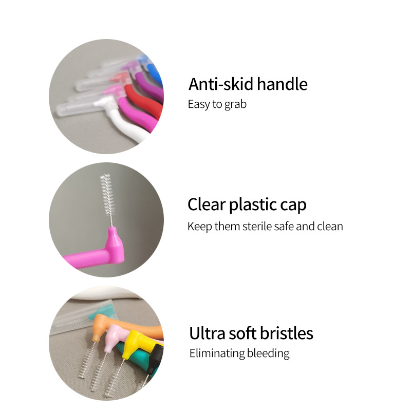 L-type Orthodontic Interdental Brush 05 Floss Cleaning