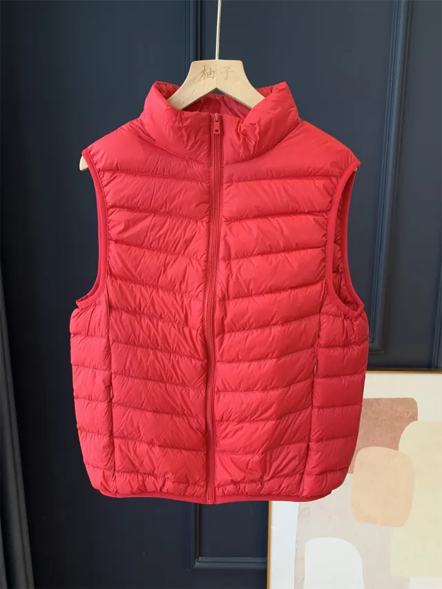 Plus Size Women's Winter Lightweight Down Vest - Shop at LoveMi