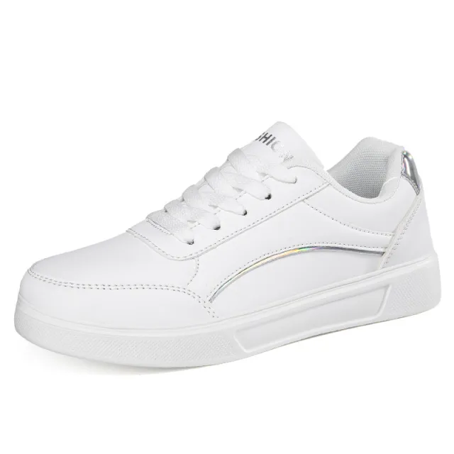 Women's Large Size Sneakers All matching Summer Silver - Shop at LoveMi