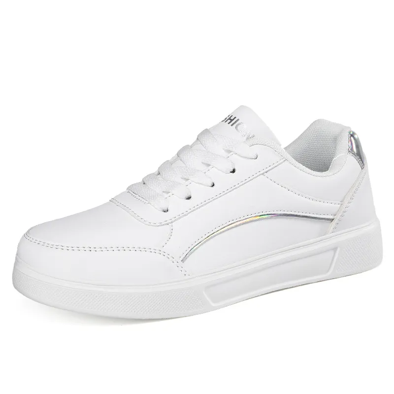 Women's Large Size Sneakers All-matching Summer - Silver