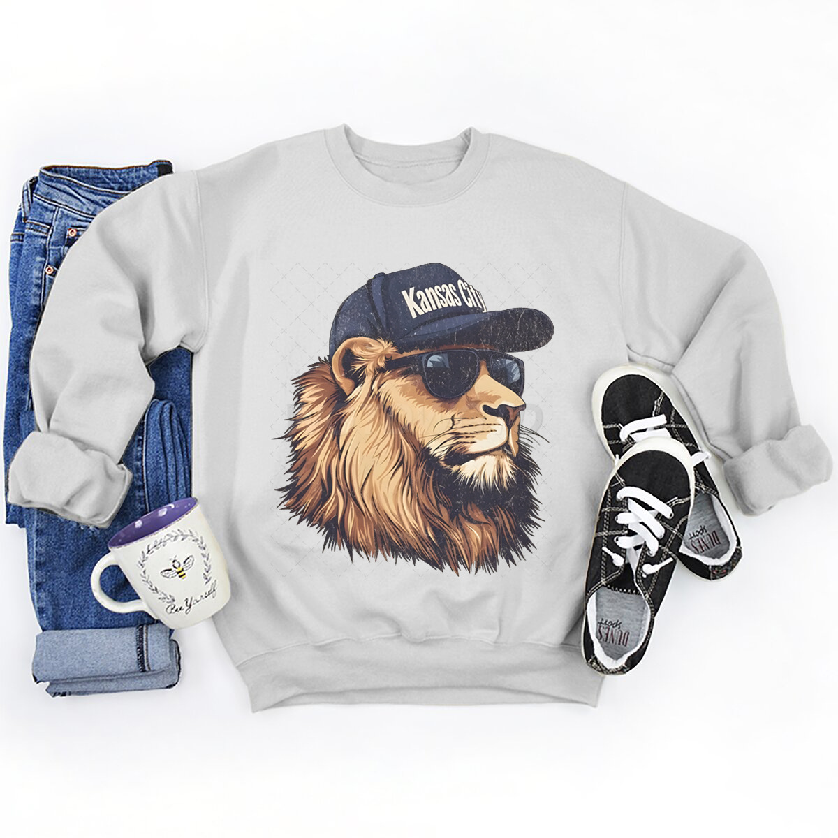 Men's And Women's Loose-fitting Pullover Round-neck Tops