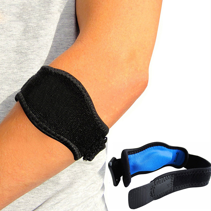 Pressure Double Buckle Anti-collision Protection Adjustable Neoprene Tennis Elbow Pad Protective Gear
