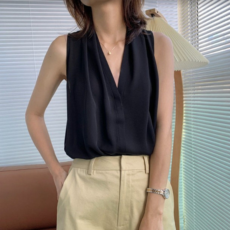 High-end Womens Top Versatile And Figure-flattering