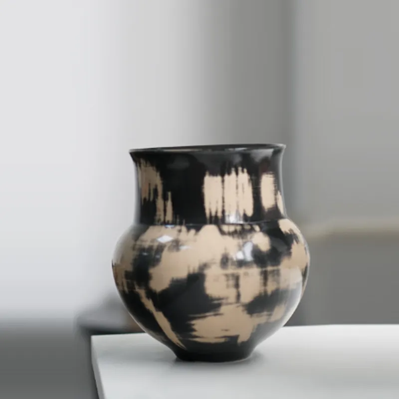 Mid-ancient Peace Ceramic Pot Vase Ornament Ornaments