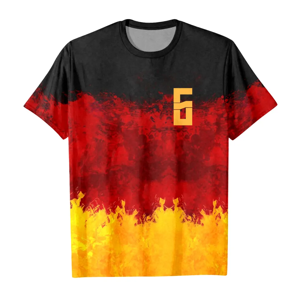 Children's Casual Short-sleeved T-shirt Children's Loose Round Neck Pullover - Figure3
