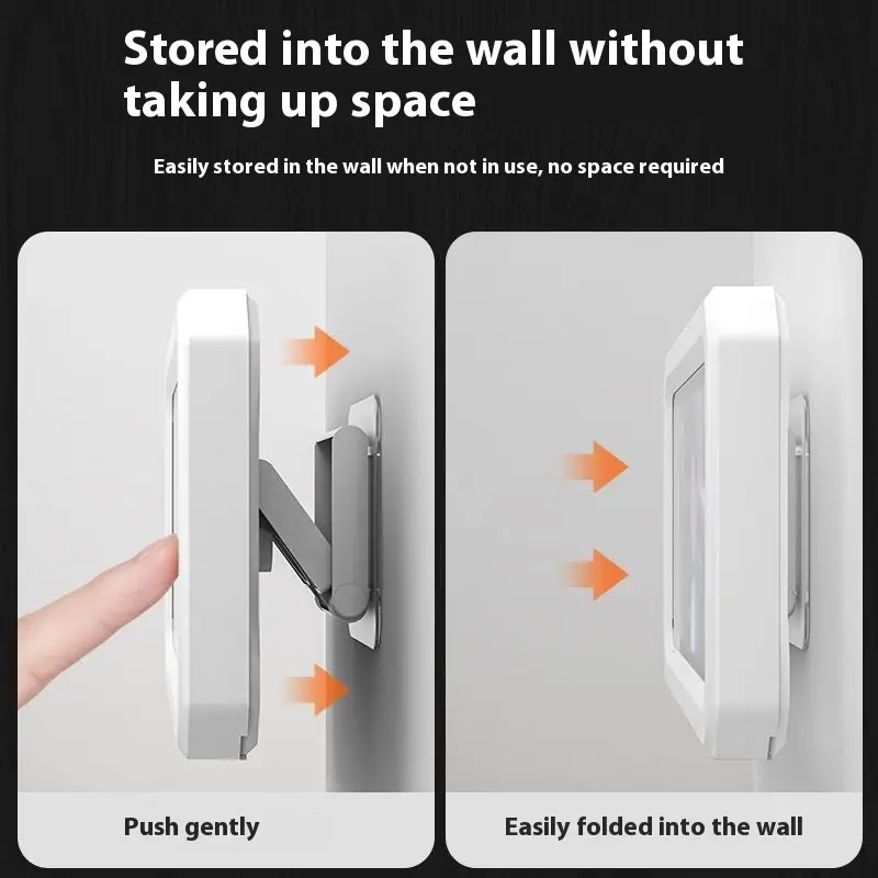 Waterproof Touch Screen Rotatable Bathroom Wall-mounted Mobile Phone Holder