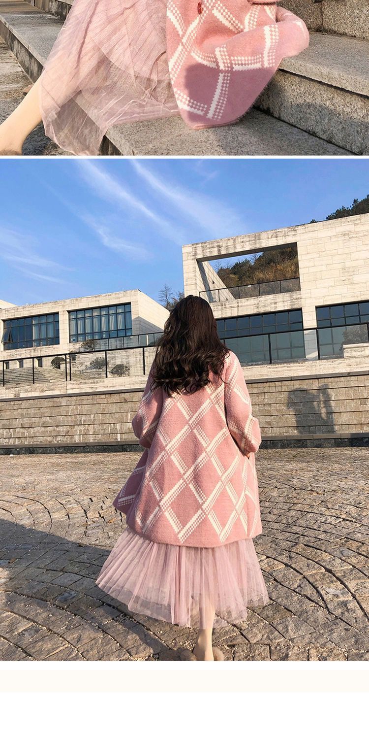 Pink Faux Mink Coat