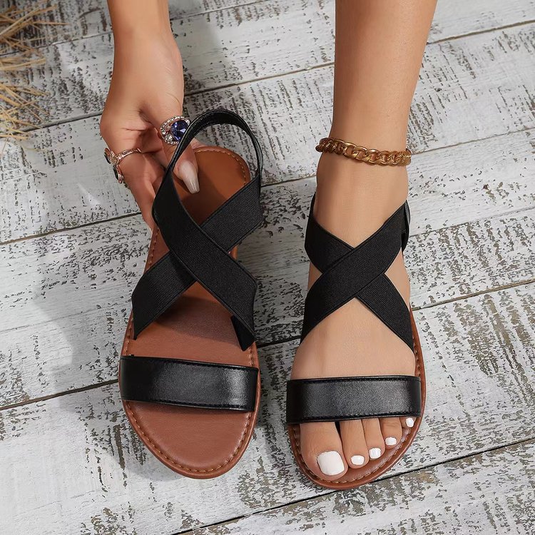 Simple And Versatile Womens Flat Sandals