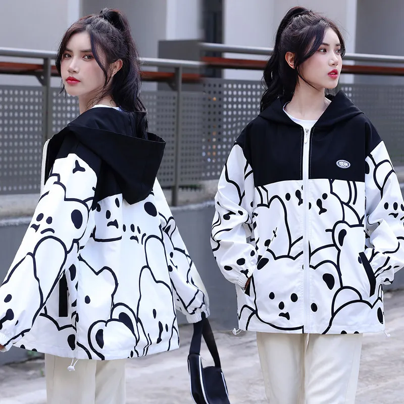 Autumn Jackets For High School Girls And Middle School Students - Black