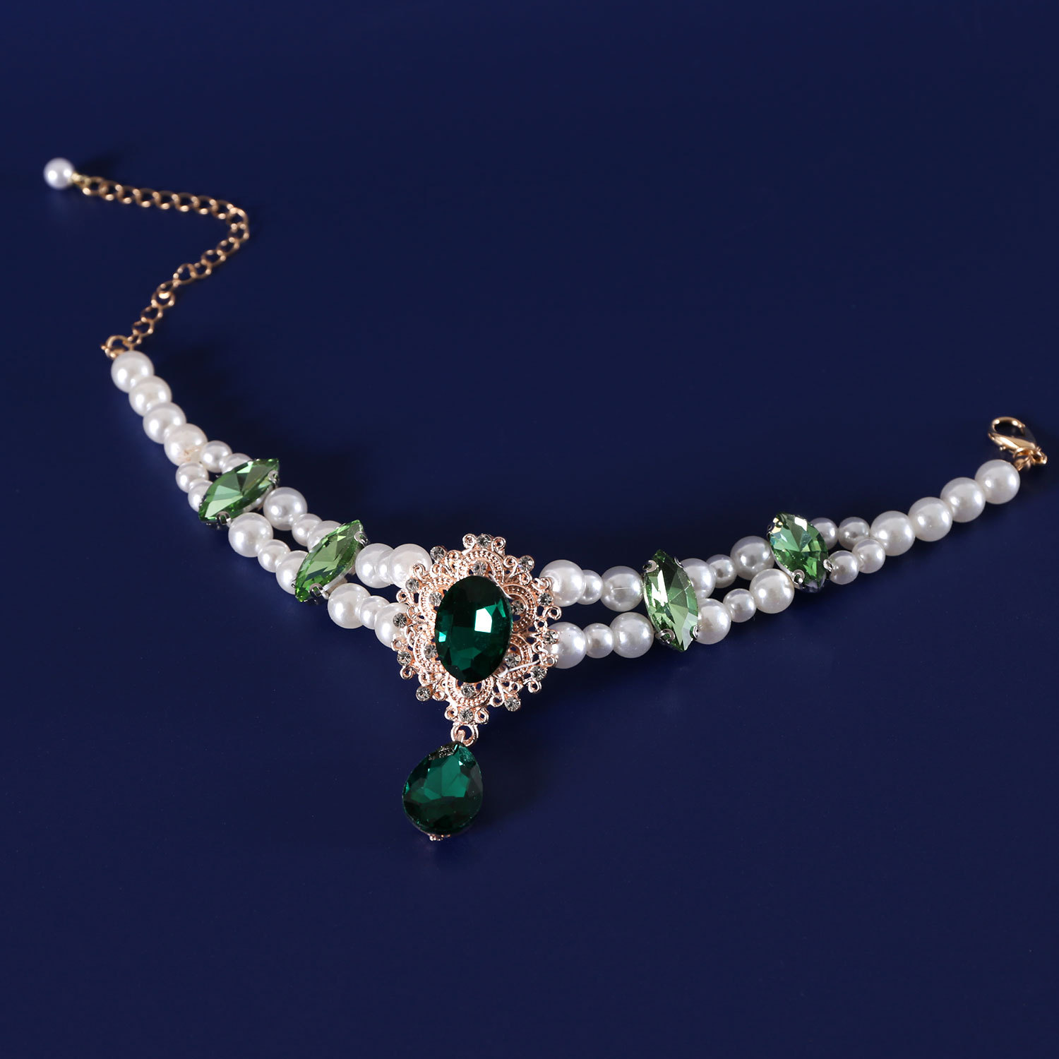 Pet Jewelry Gemstone Crystal Necklace detail photo 8