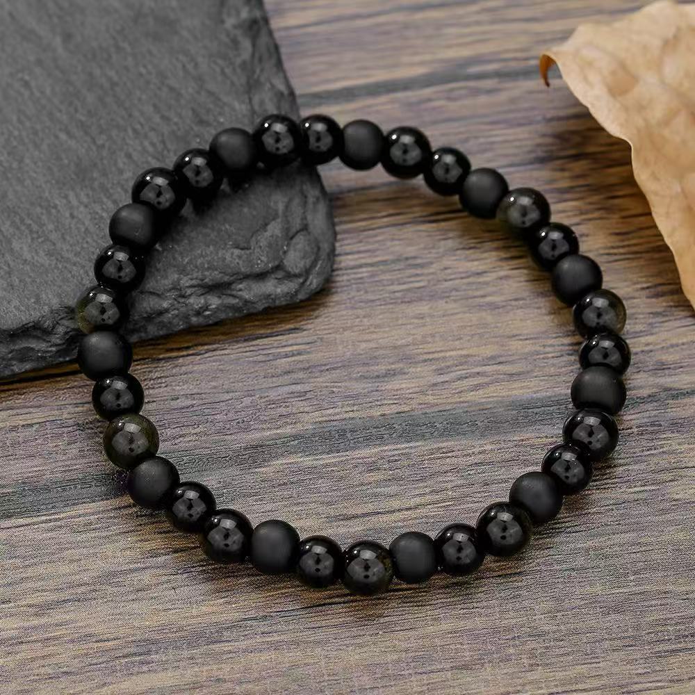 Lapis Lazuli Tiger Eye Bead Bracelet