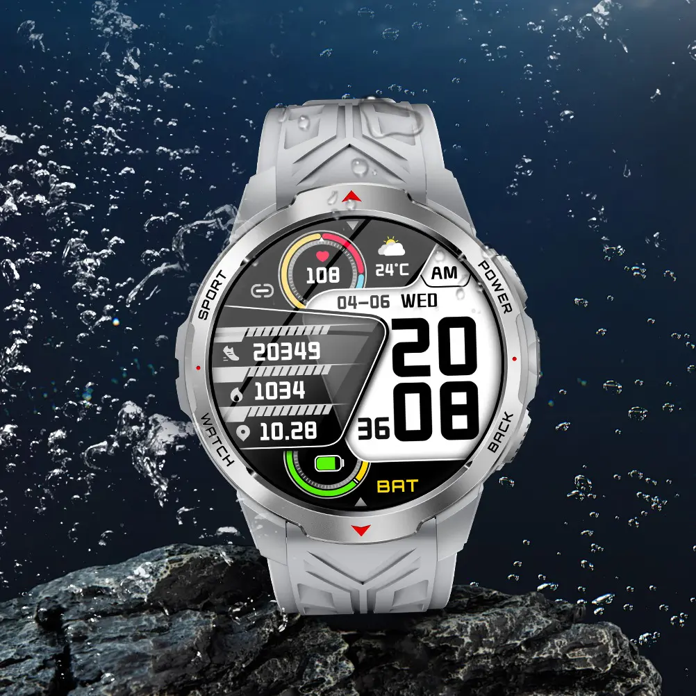 Smart Watch Compass Flashlight Large Battery Sports