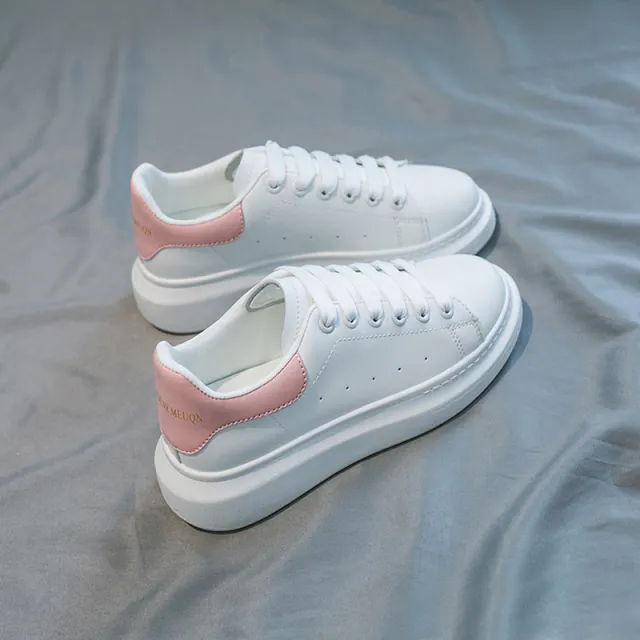 All match Microfiber Breathable Platform Height Increasing Women Shoes Pink - Shop at LoveMi