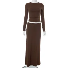 Women's Fashion Personalized Suit - Brown - View 1