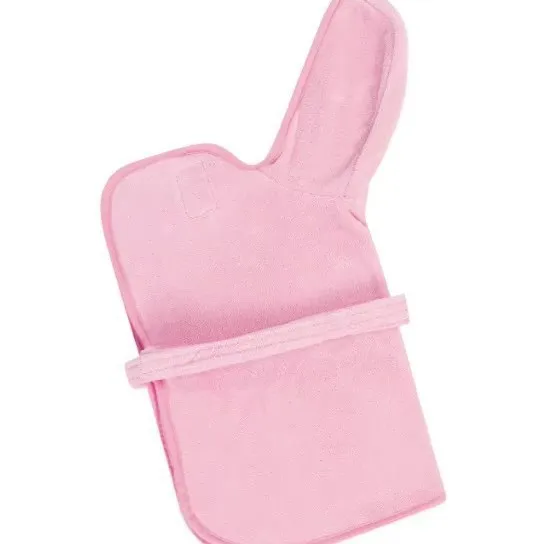 Pet Bath Towel Dog Wearable Bathrobe Soft And Thickened Coral Fleece Pink - Shop at LoveMi