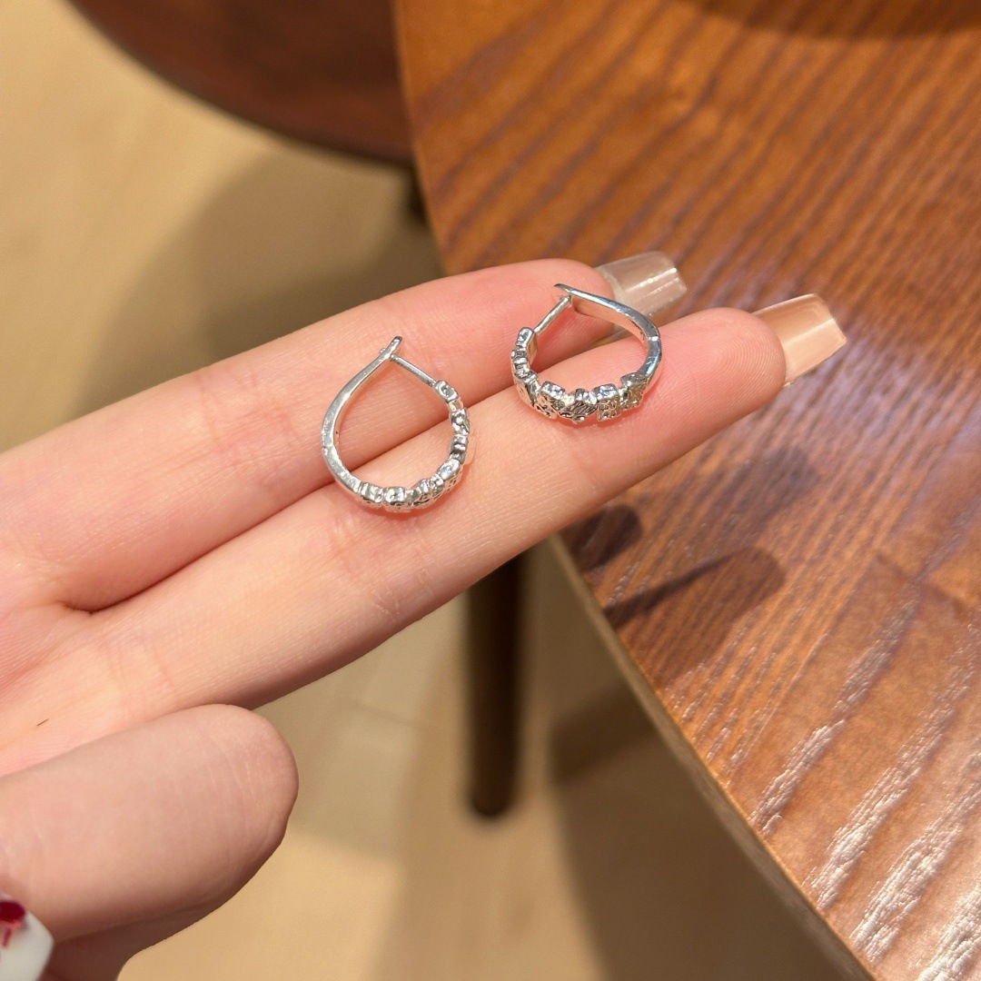 Niche Unique Design Circle Earrings Female