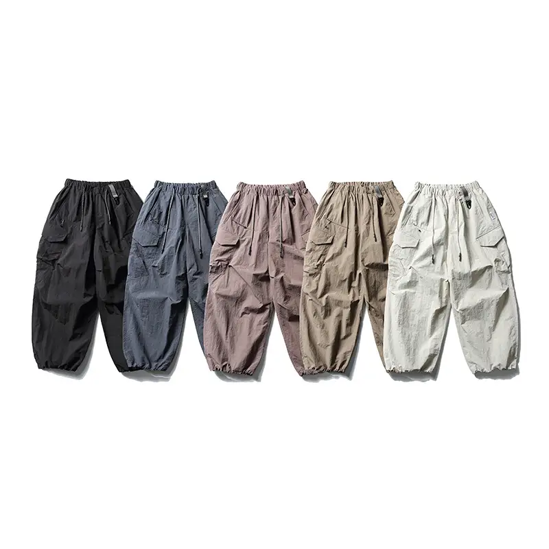 Super Loose Lightweight Outdoor Function Paratrooper Pants Quick-drying Camouflaged Male Overalls