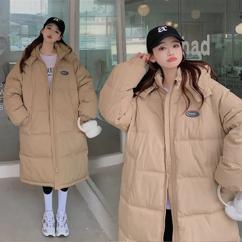 Women's Mid-length Loose Overknee Thickened Cotton Padded Coat